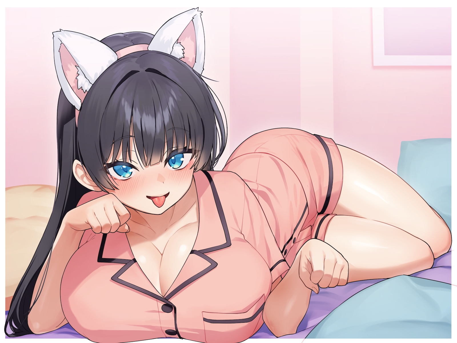 【ぴったり密着発情モード】甘えたいのにムラムラ壊れかけなツンデレ猫系彼女の性欲暴走一晩中ねっとりぺろちゅー性活