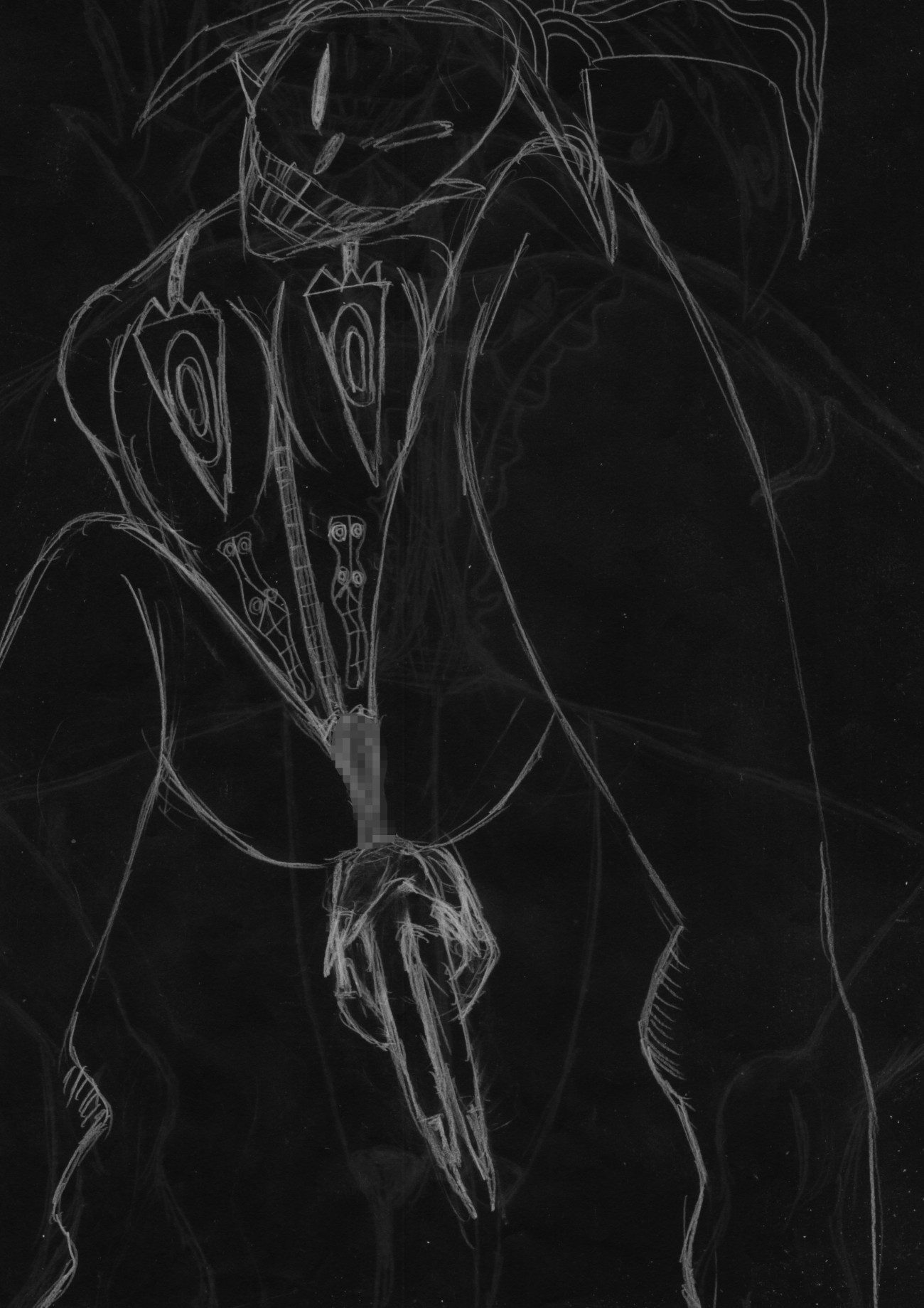 黒よりも黒いエロティックホラー黒戯絵集「マネキンポーズ9」