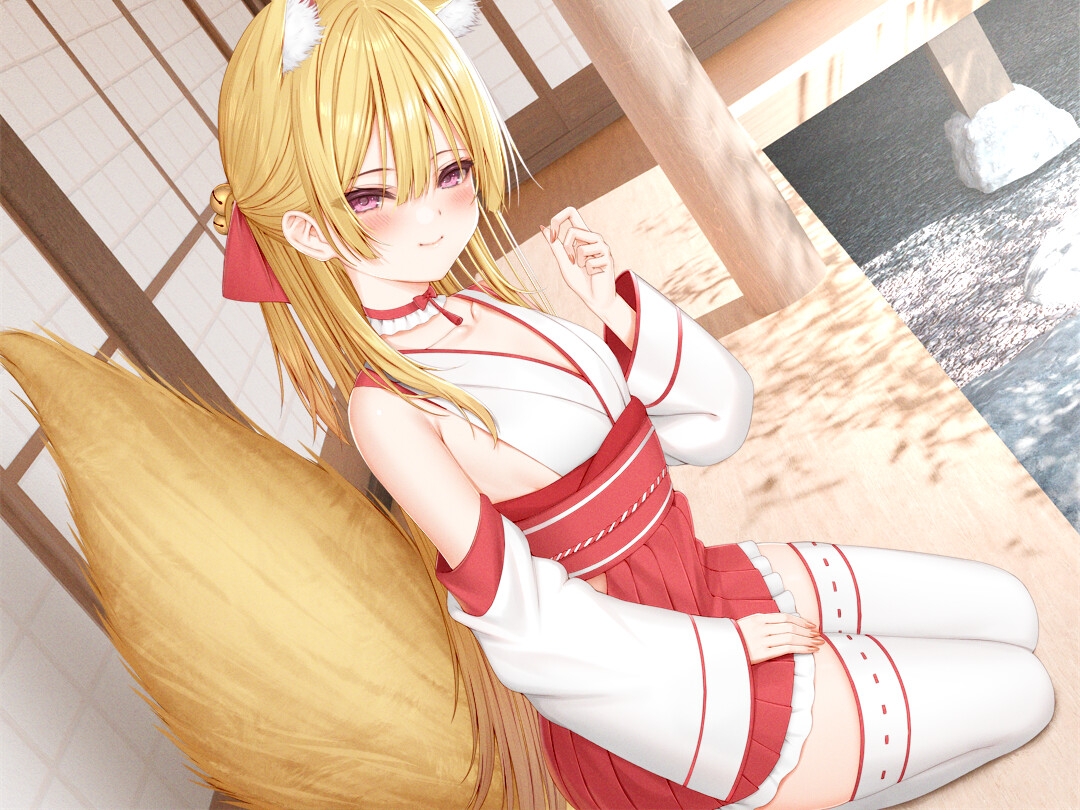 【1時間50分/期間限定99円】のじゃ〇リ妖狐は大好きなアナタと子孫繁栄したい～寂しがり屋の狐と変わり者の青年の恋物語～【バイノーラル/癒し/けもみみ】