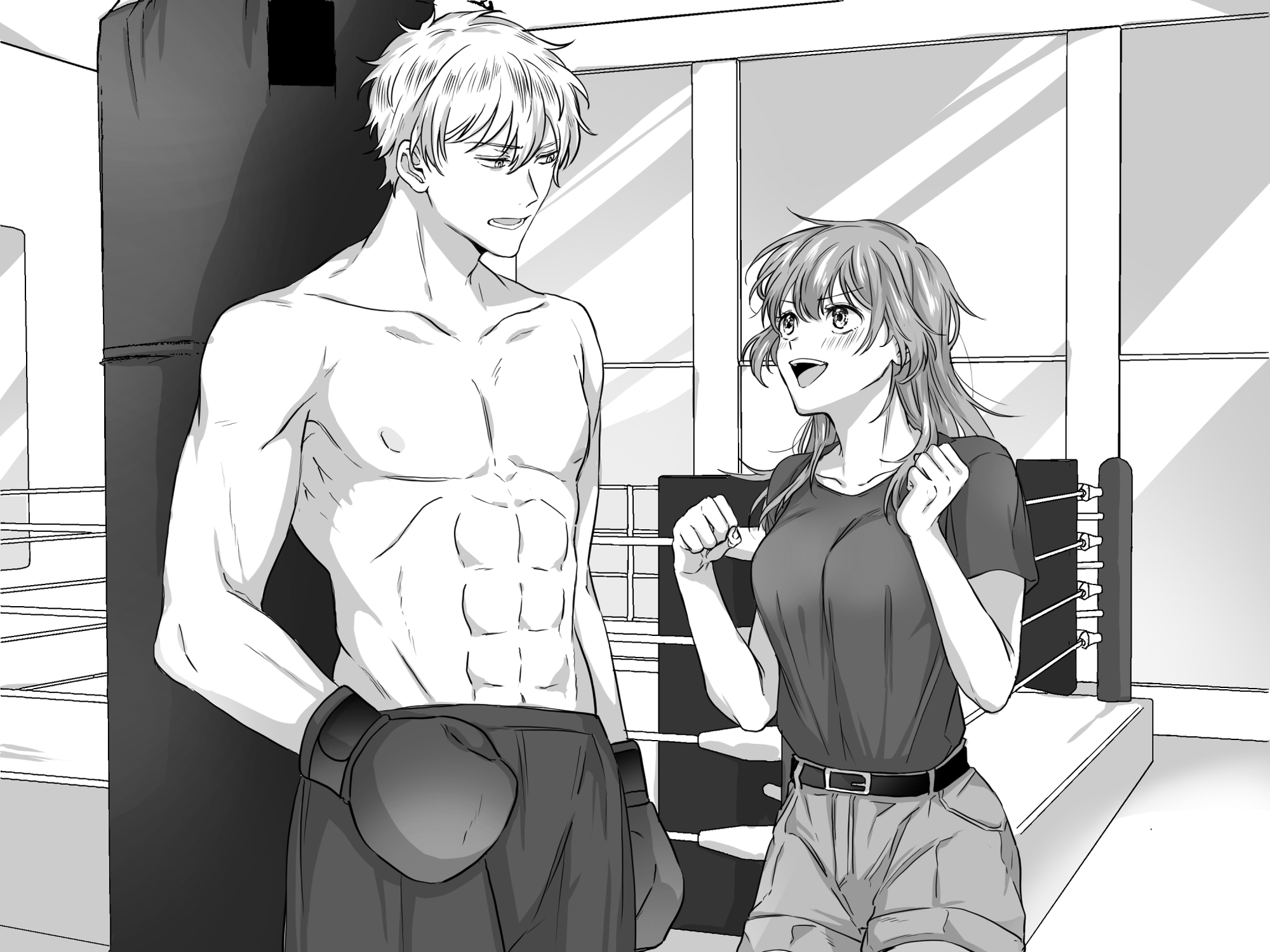 大嫌いな幼馴染にKO負けする男子プロボクサー