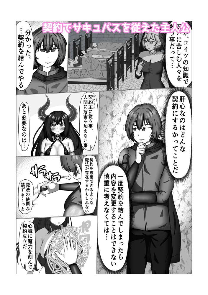 サキュバスを隷属させた俺 なぜか♀堕ちして主従逆転してしまう