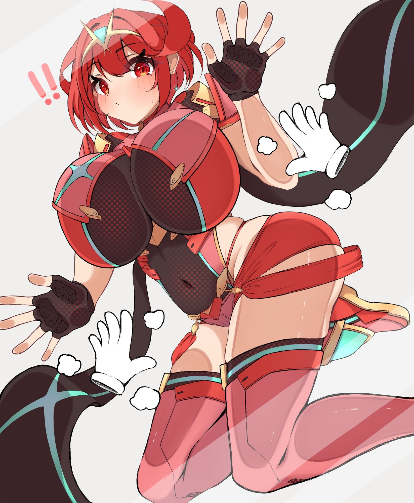 張り付きやられで好き勝手されちゃうホムラちゃん