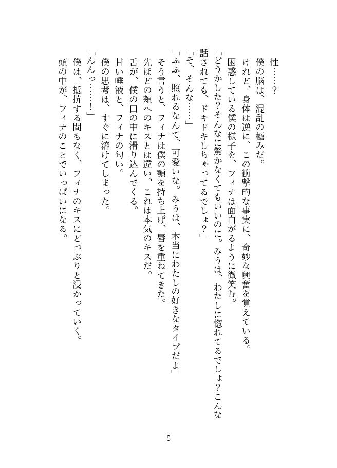 惚れた弱みで女体化～ふたなりサキュバスの恋人になった僕の愛の軌跡～【前編】
