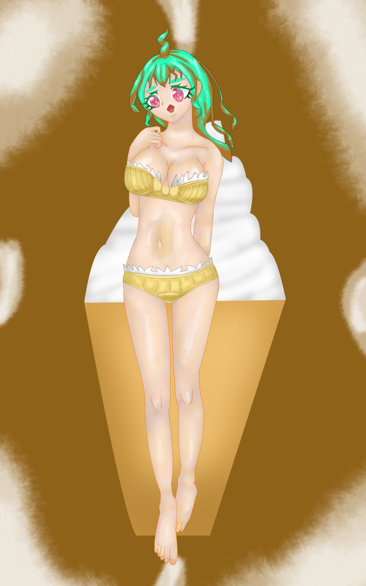 立ち絵素材27下着全裸差分あり表情差分20種アイスクリーム少女