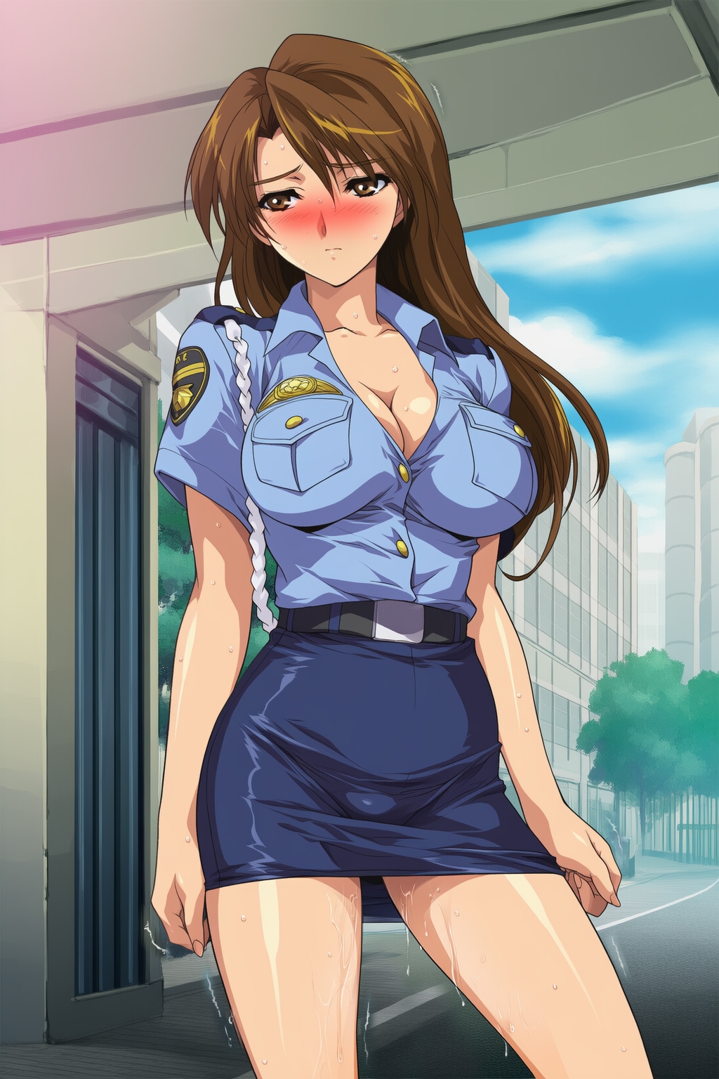 『犯罪組織に絶頂管理された婦警、薬漬け寸止め快楽地獄』前後編セット！ 秋の特別セール