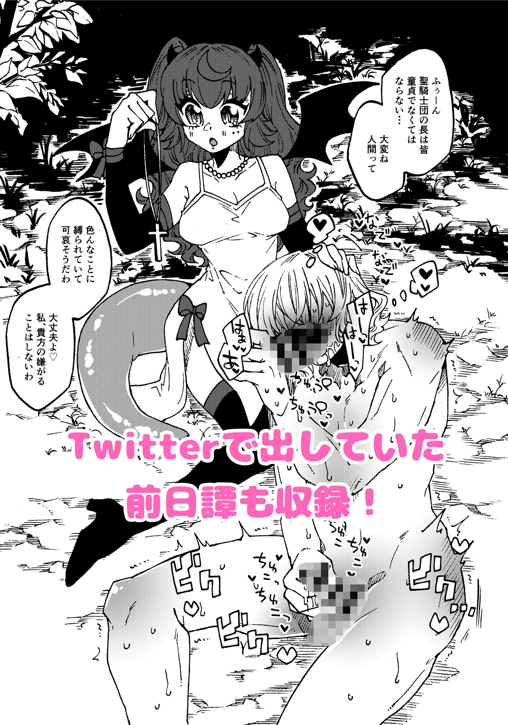 マゾ聖騎士さまとやさしいふたなりサキュバス