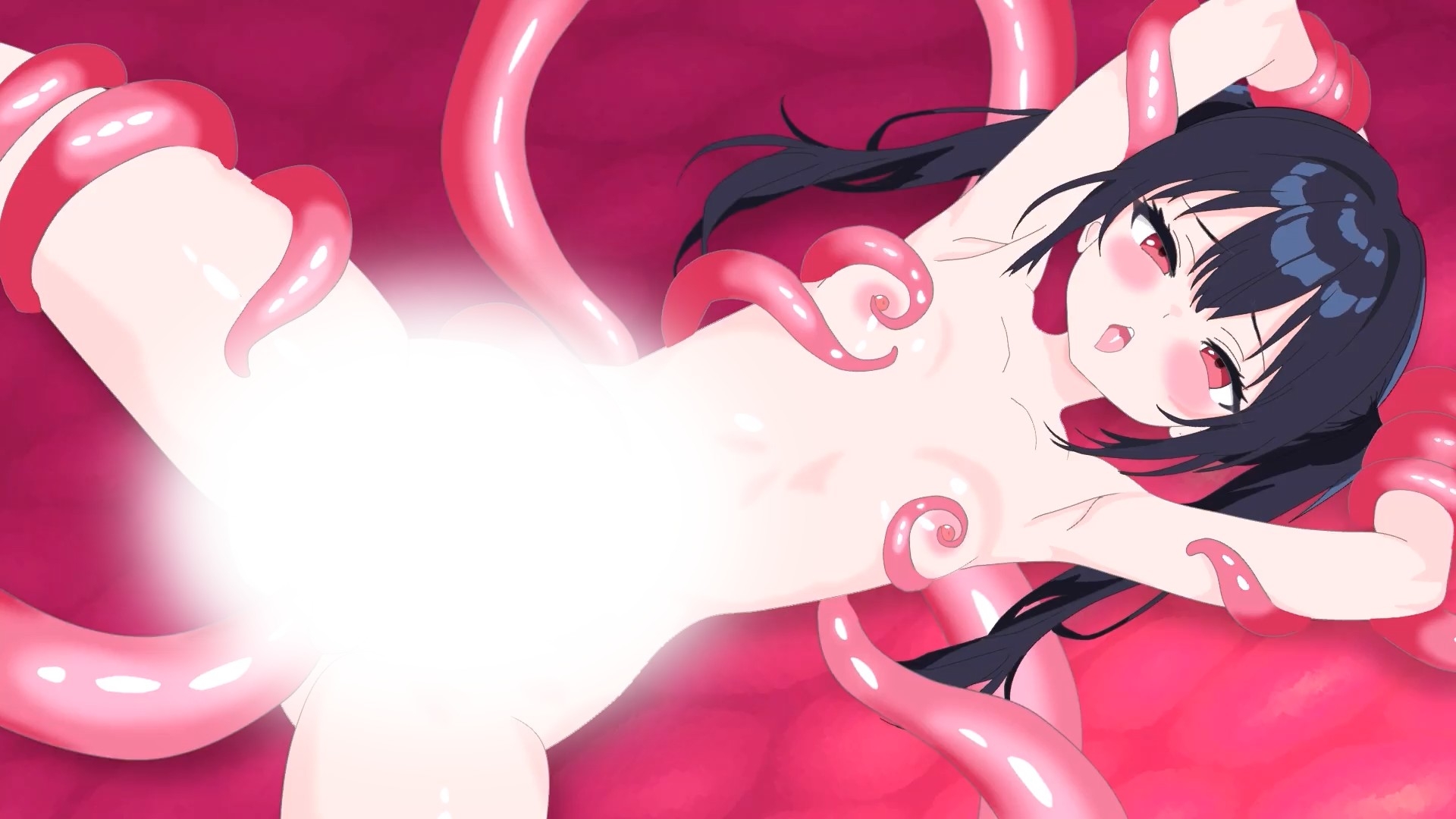 【Live2Dアニメ】触手に犯され搾精されるふたなり少女4