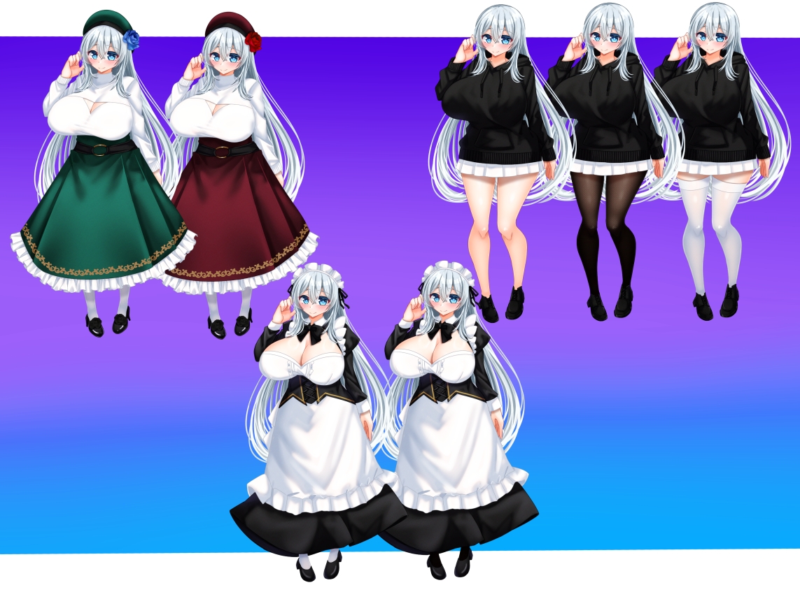 立ち絵素材 シスター HCGセット