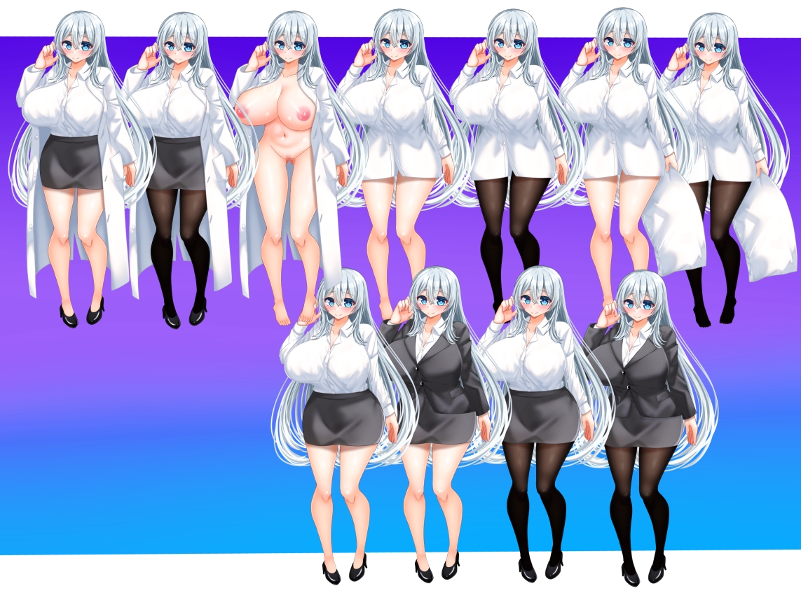 立ち絵素材 シスター HCGセット