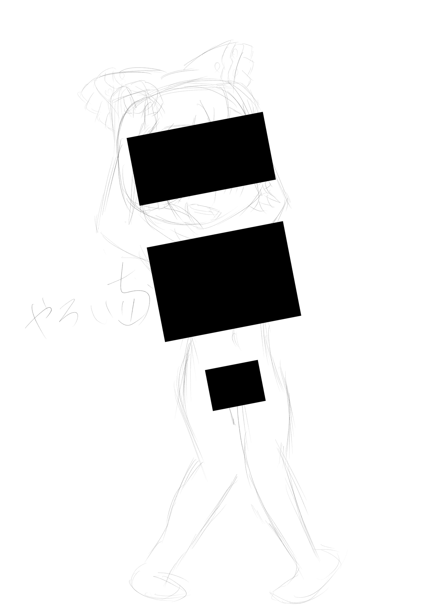 霊夢ちゃんのえっちなラフイラスト集vol.4