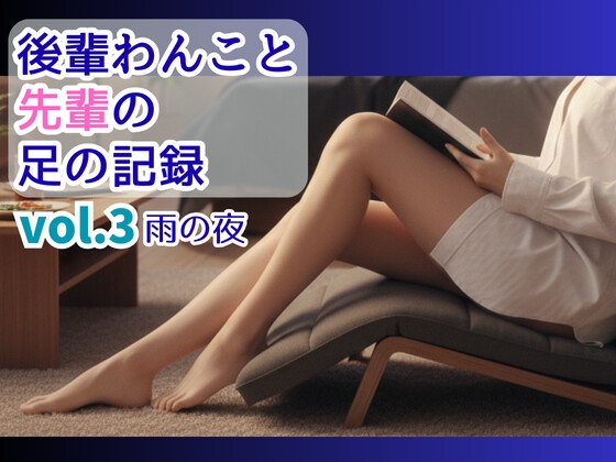 後輩わんこと先輩の足の記録vol.03雨の夜