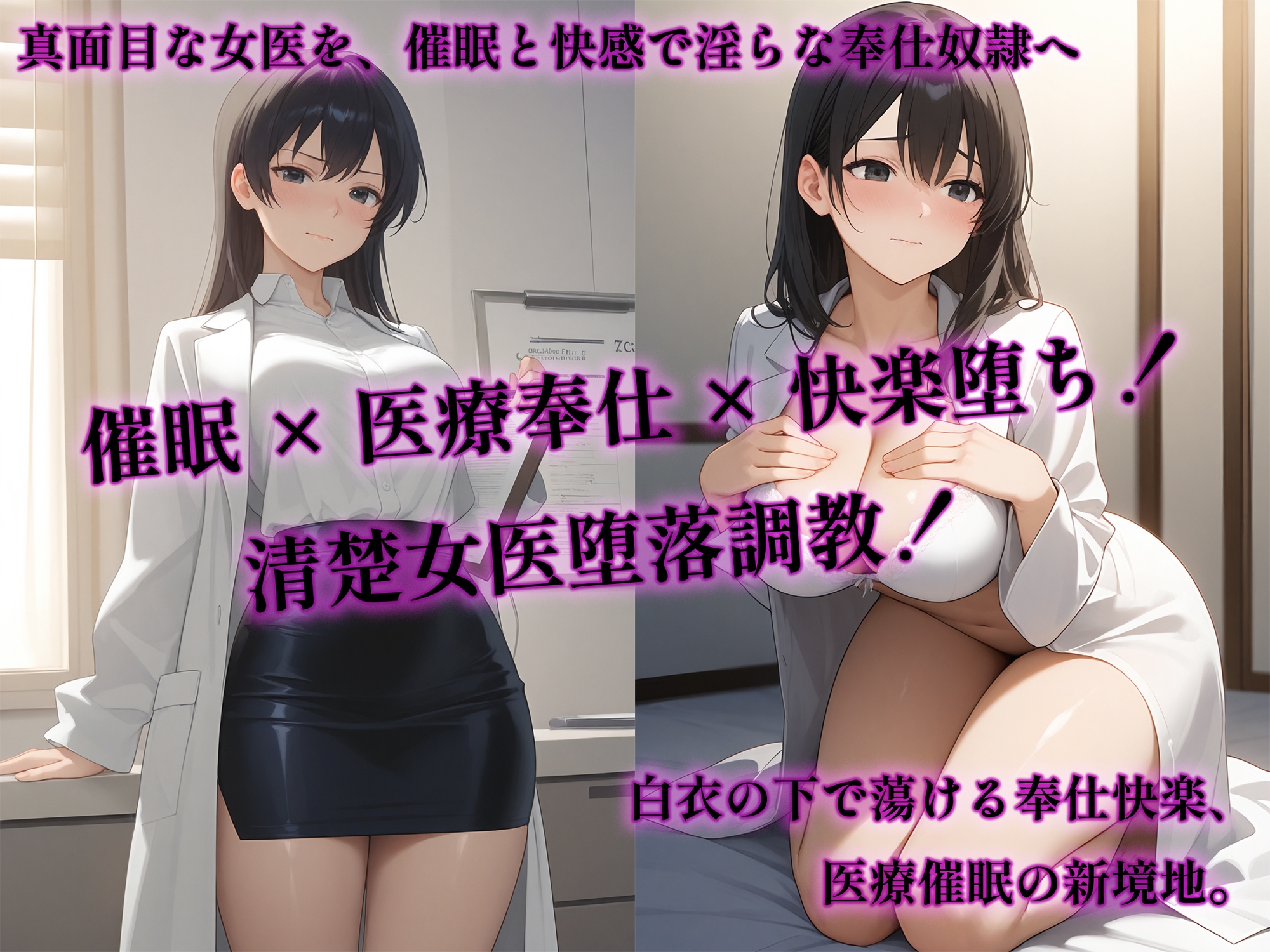 催○アプリで堕ちる清楚女医 〜淫らな診察奉仕の性教育〜