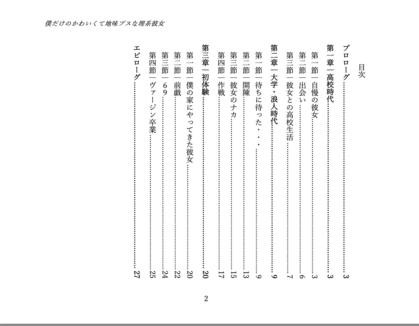 僕だけのかわいくて地味ブスな理系彼女 1. 馴れ初め編: 地味な彼女を独り占めするまで
