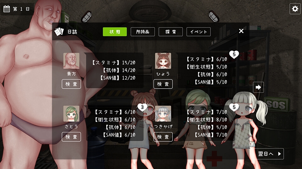 避難所生存録【ローグライク、ストラテジー、終末生存シミュレーション】