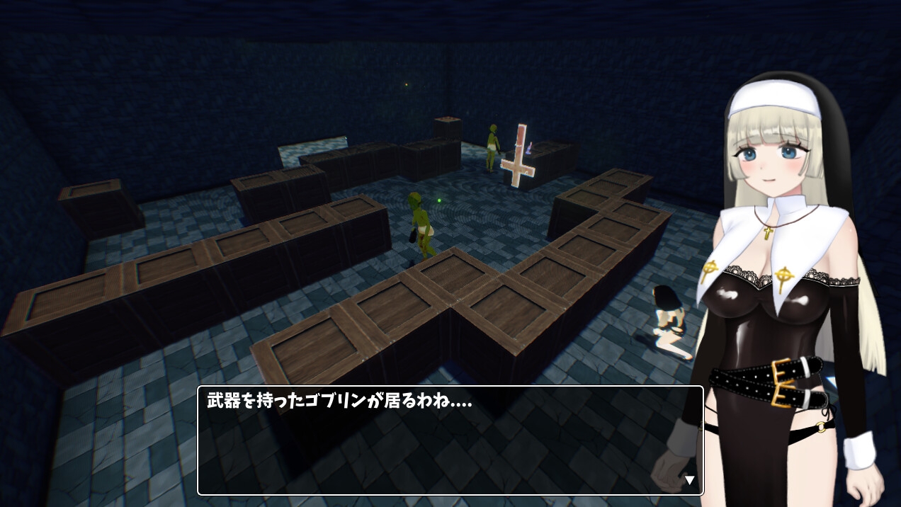 見習いシスターちゃんは金欠の為、エロトラップダンジョンに潜ります!!【3Dアクション】