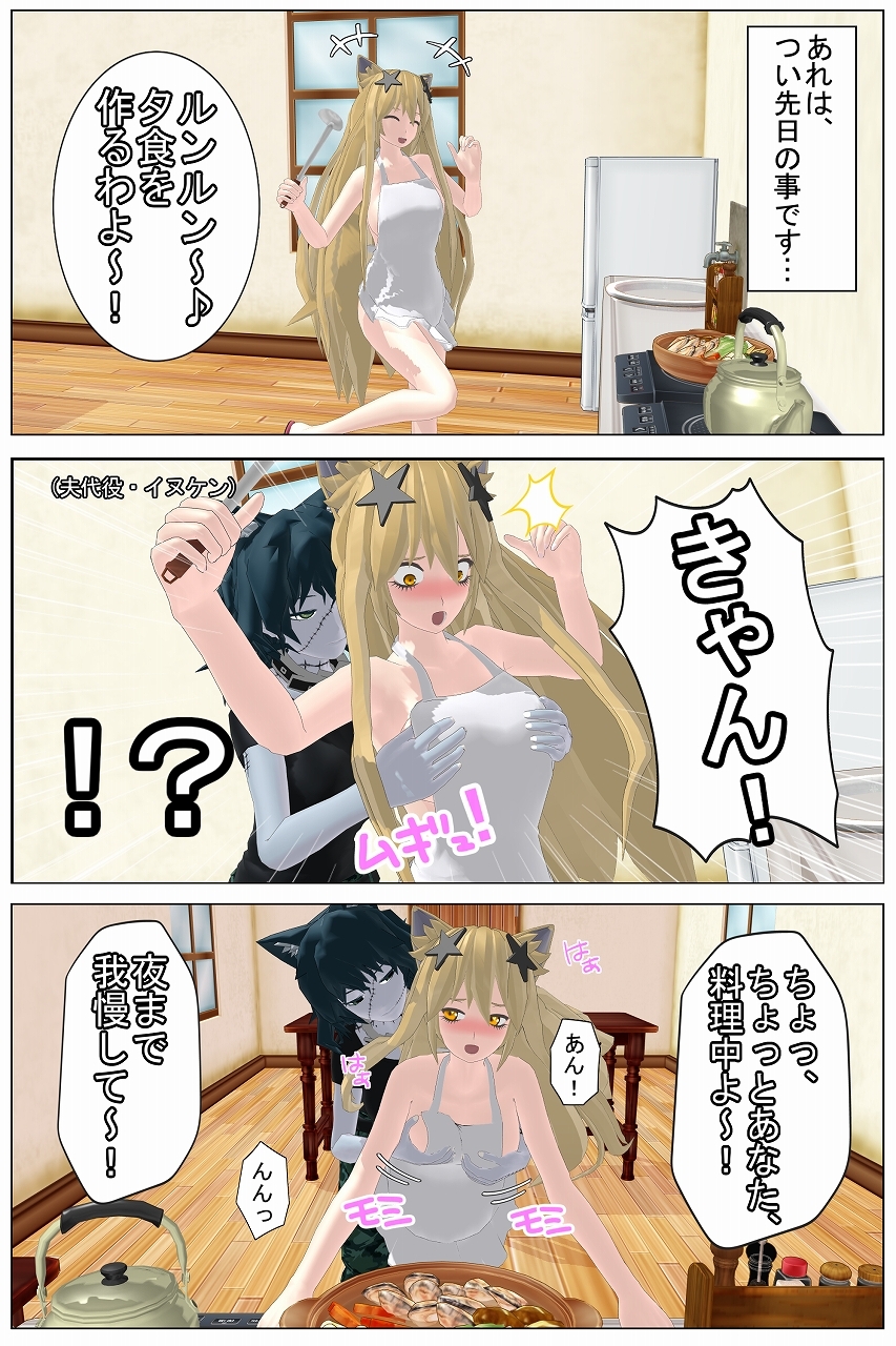 ハードボイルド探偵イヌケンの事件簿・悲しみの裸エプロン!猫耳人妻狂い咲きの円舞曲