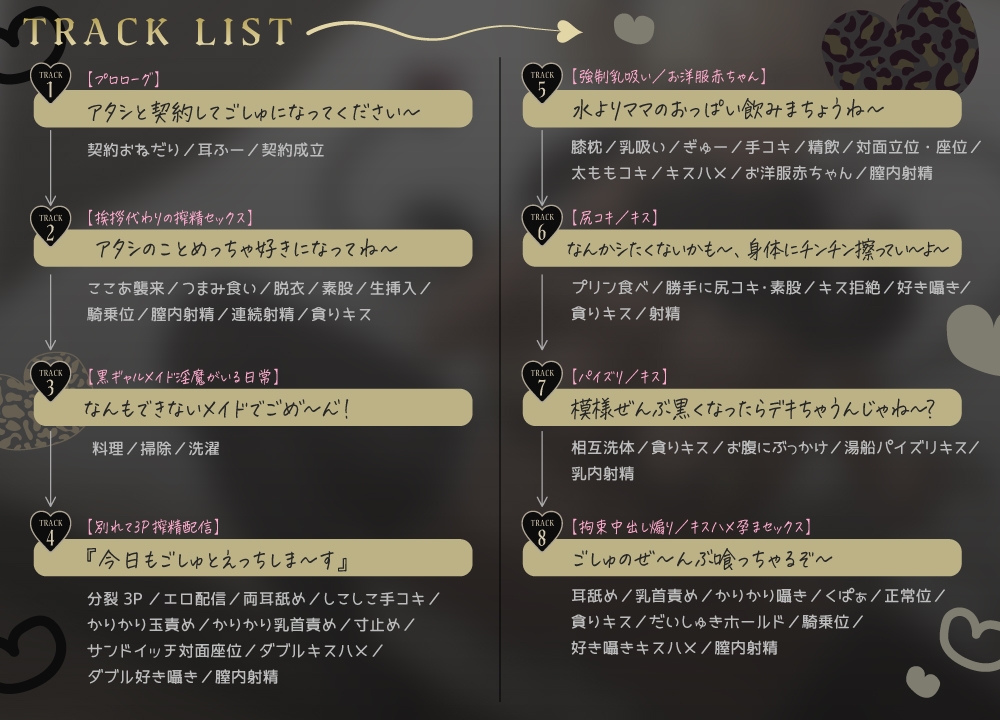 【黒ギャルメイド淫魔、ごしゅを喰う。】 孕ませ希望のムチえろギャルと主従契約で絶倫ちんちん化~だいしゅき甘々べろちゅーキスハメ生えっち~