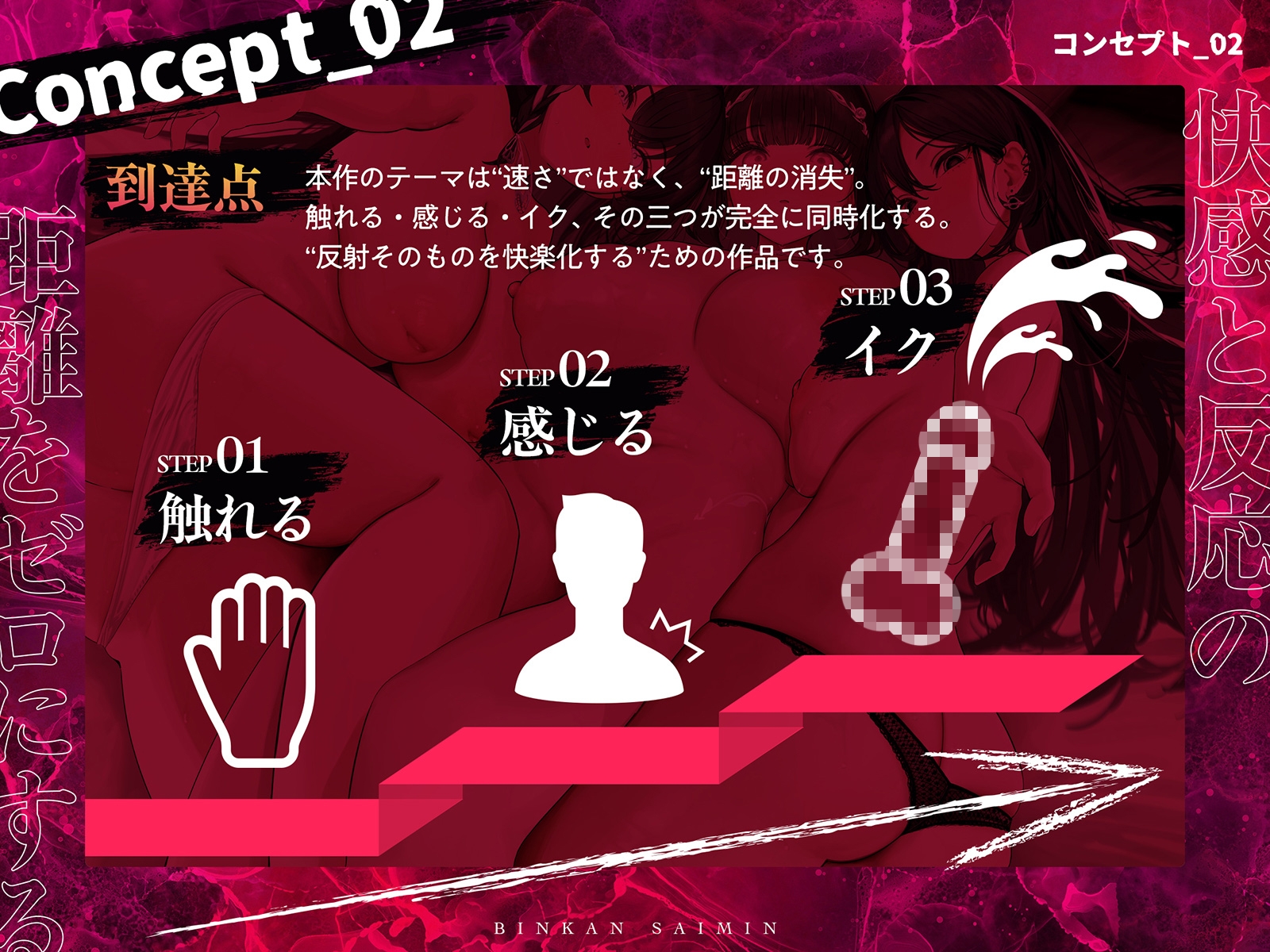 【全方向360度マルチボイス】即イキ敏感催○ ~触られるだけでイク絶頂~