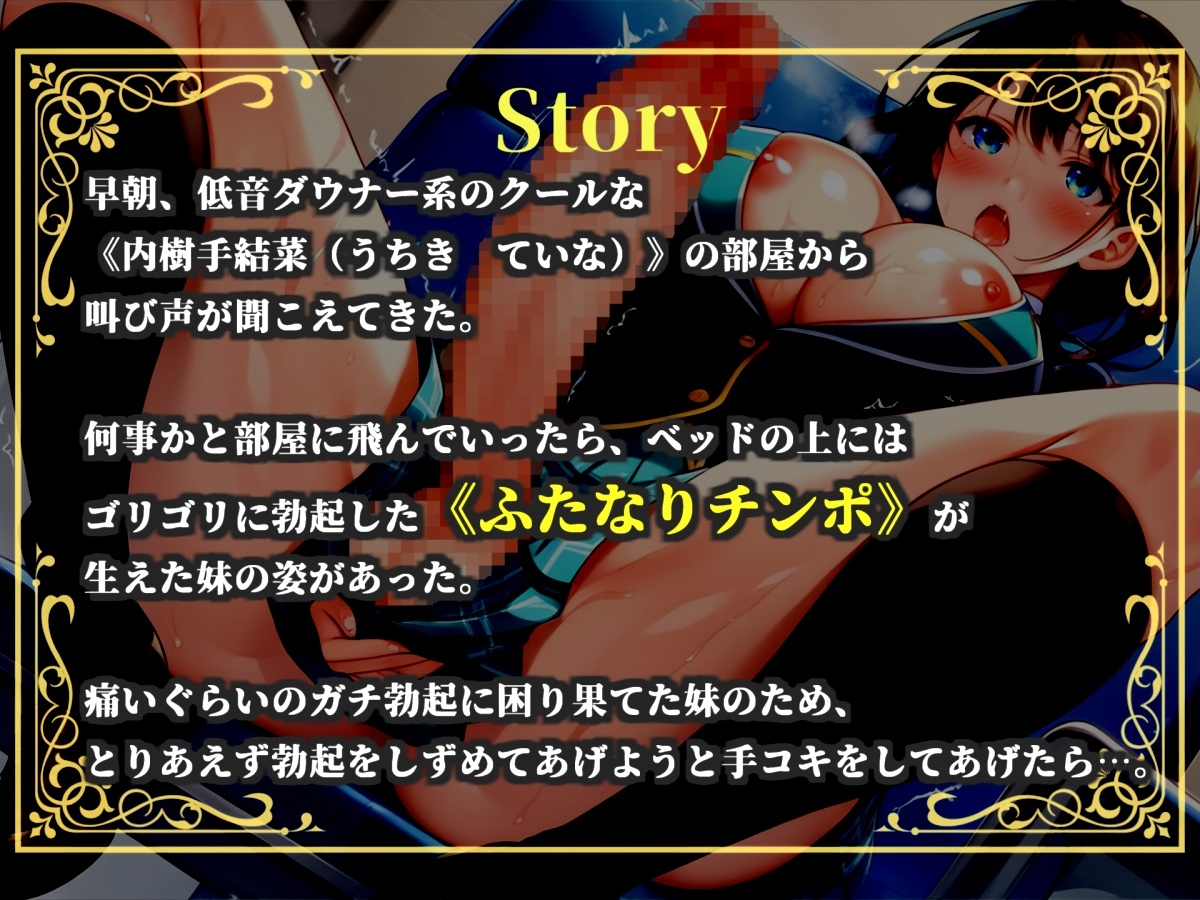 【プレミアムサウンド】おにぃ..ち●ぽヌイてくれる..? 絶倫巨大ち●ぽを持つふたなりダウナー系妹の性処理オナホとして、毎日アナルを犯される僕