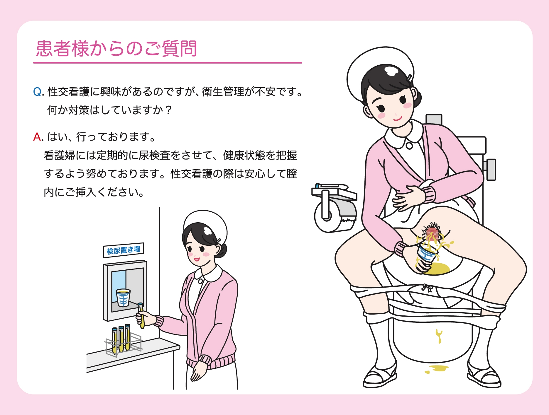 初診患者様へ 性欲処理クリニック入門手帳