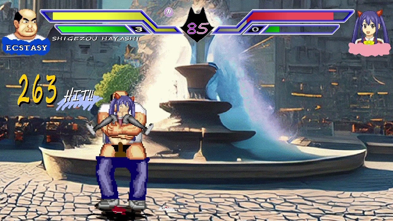 ウ〇ンディの異世界でオジサンとエッチなバトル