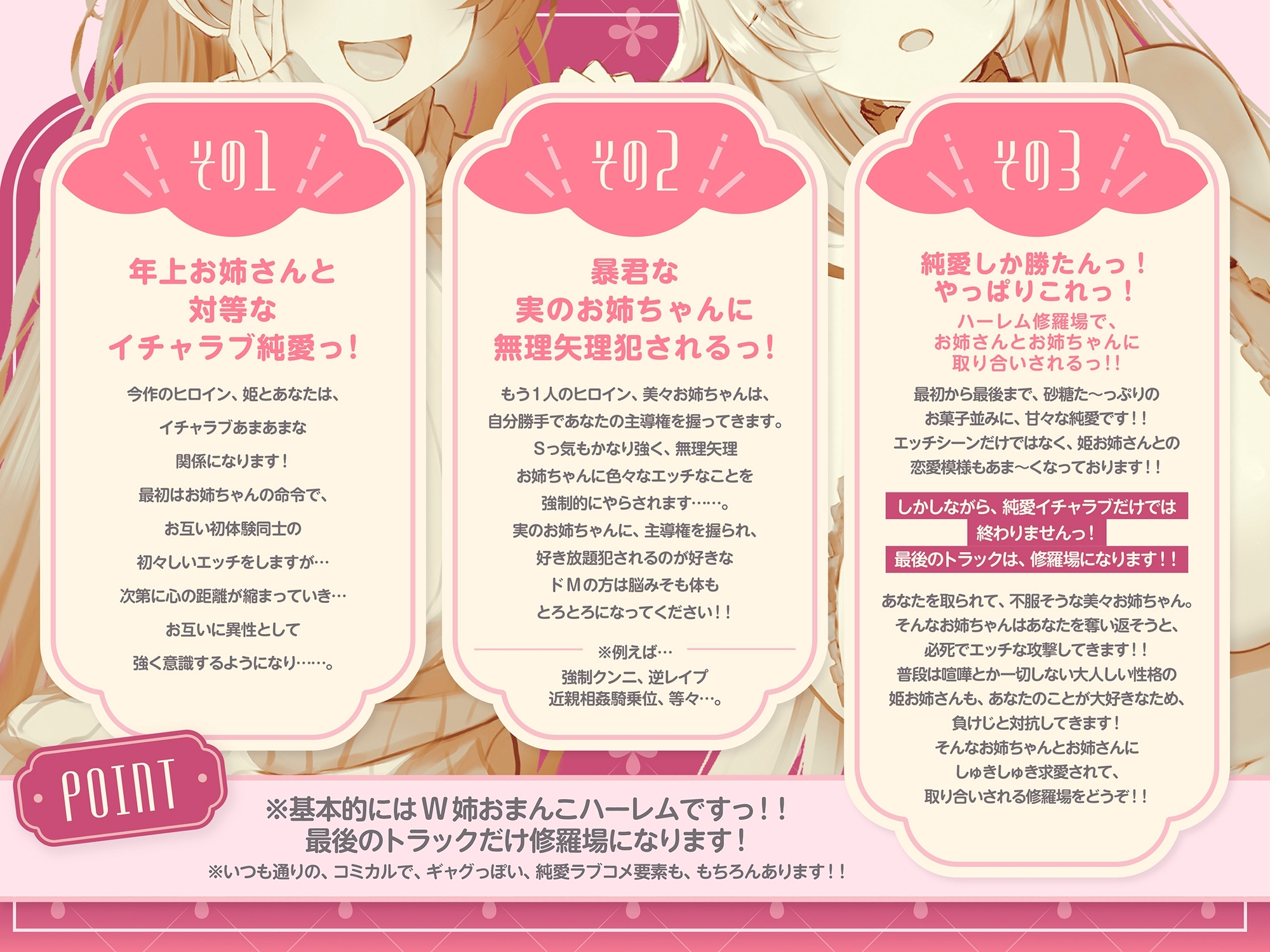 【✅早期購入特典付きっ♡✅】『お姉ちゃんが、清純処女で気弱な隣人お姉さんを調教して、エッチ大好きなドスケベおまんこにした。～W姉おまんこハーレム～』