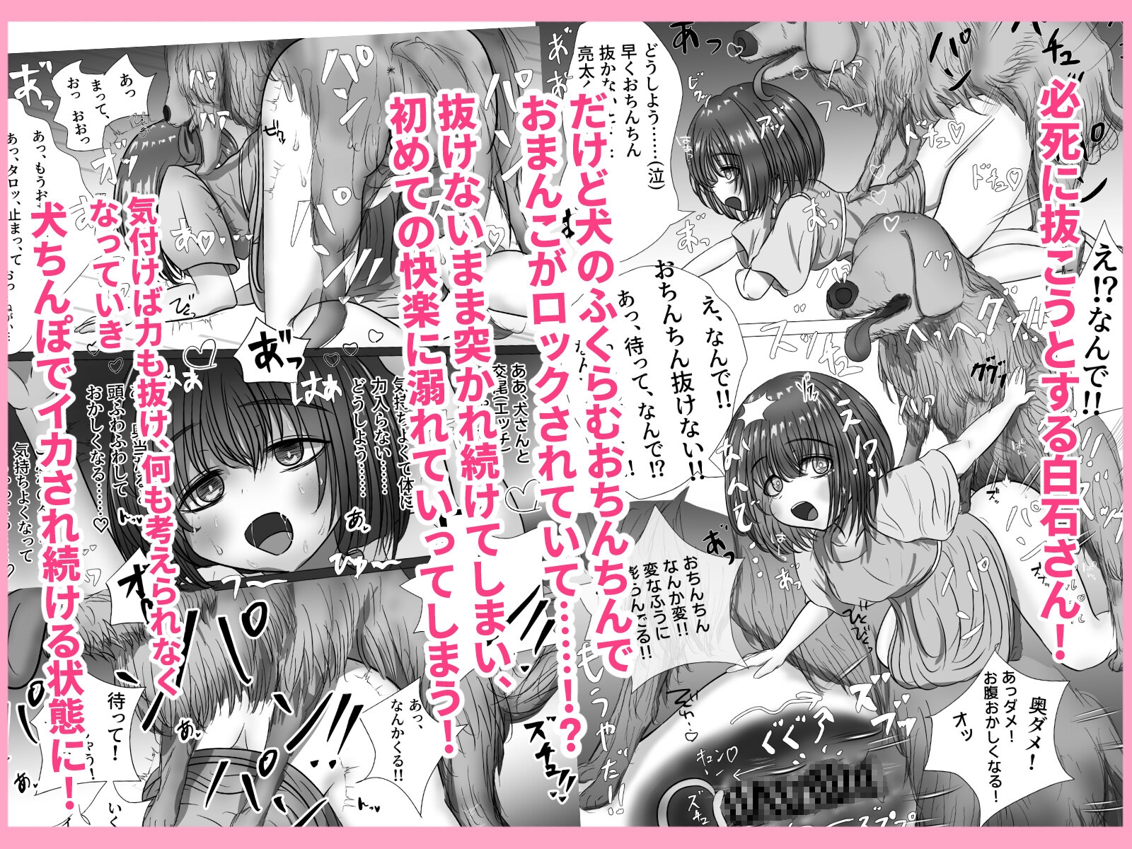 好きな子がウチの犬にやられてた