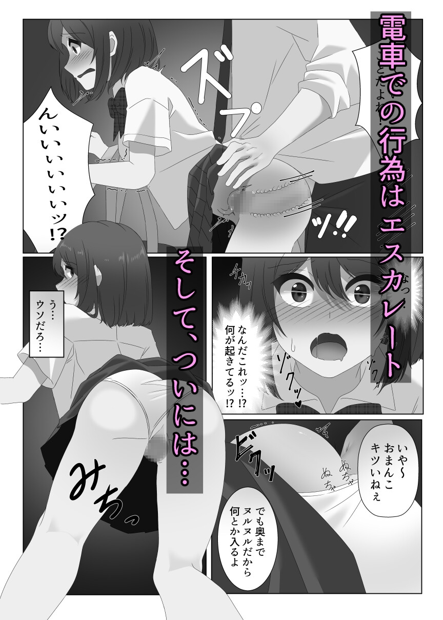 女体化した僕は電車で犯される