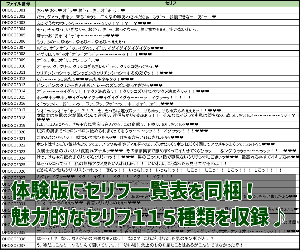 クロワちゃん追加ボイス素材集Vol.001【R-18】