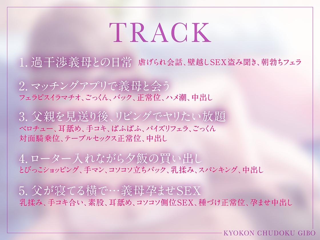 巨根中毒義母 立場逆転で親父の再婚相手をヤリたい放題♡