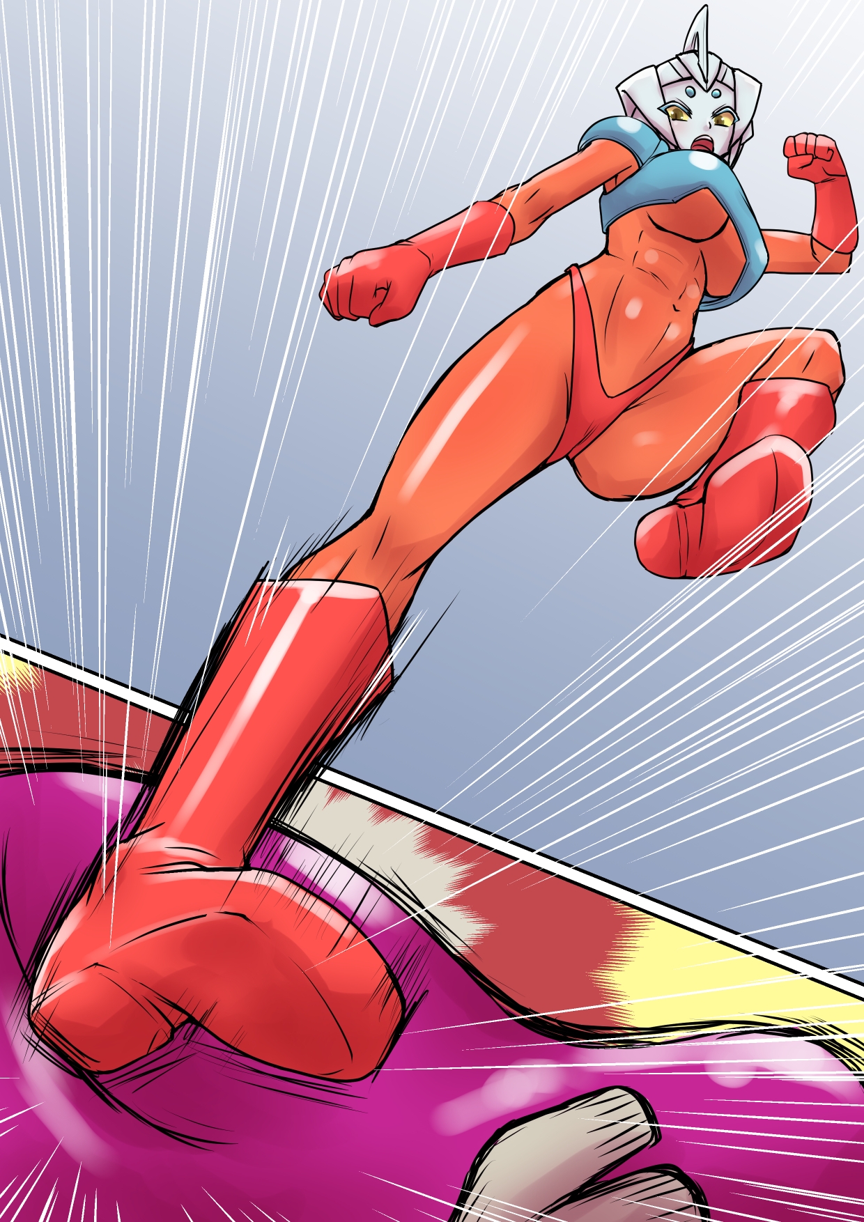 特撮ヒロインシリーズ ラスティ・ノヴァ第4話「妻を奪う胞子!ゴドラ哀しみの咆哮」