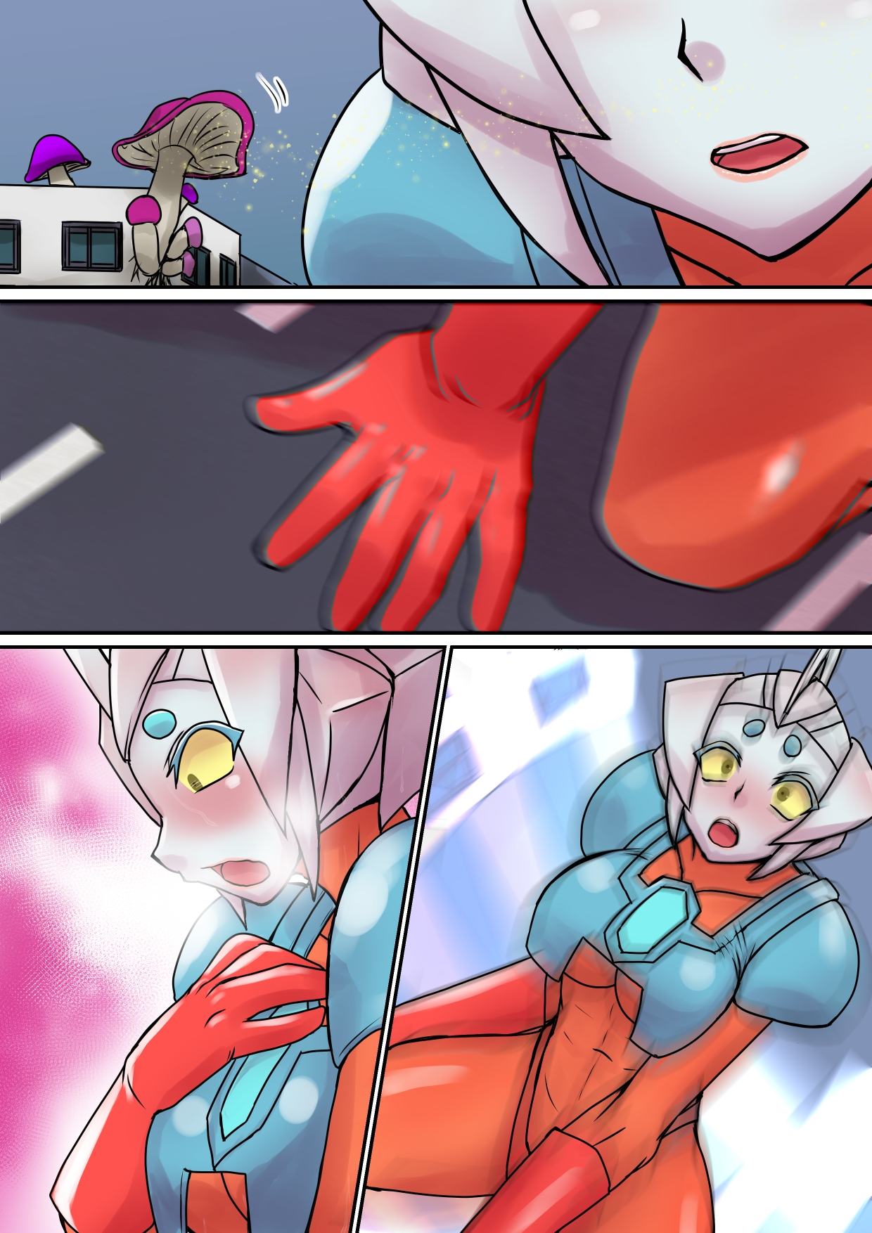 特撮ヒロインシリーズ ラスティ・ノヴァ第4話「妻を奪う胞子!ゴドラ哀しみの咆哮」