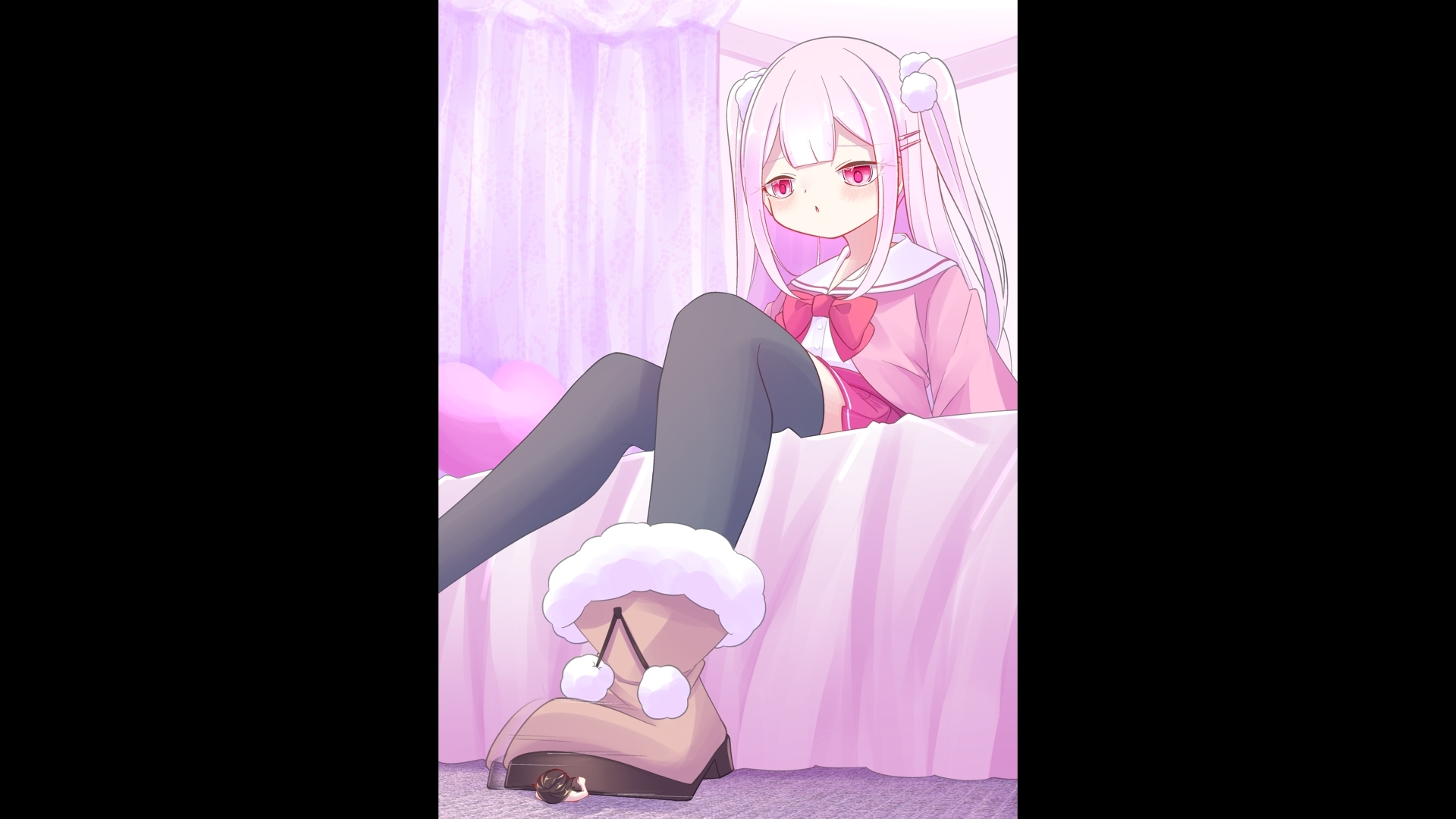 【サイズフェチ】クリスマスに届いた小人さんを温める