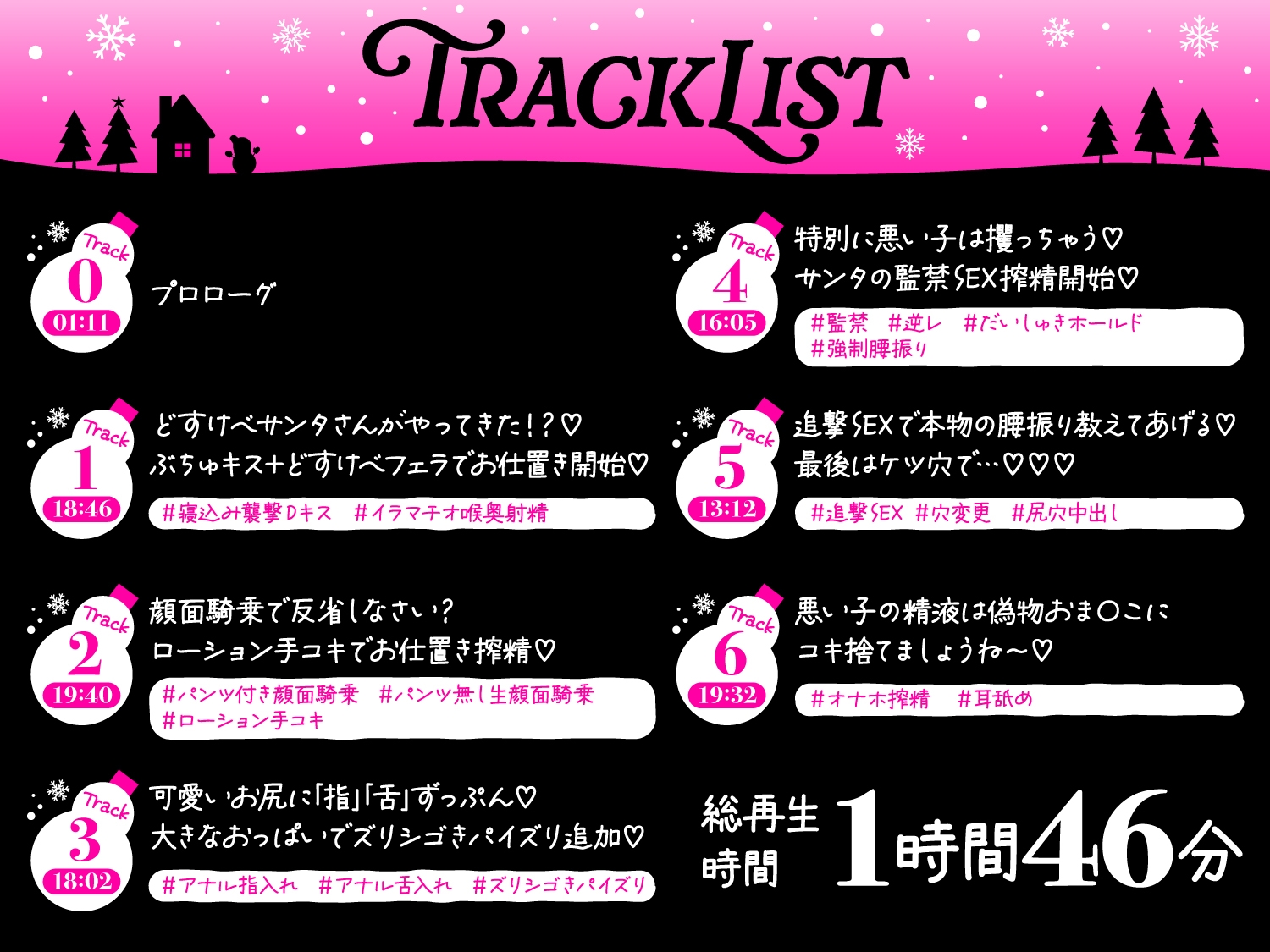 【クリスマス特化10日限定50%オフ!!】【逆レ】【おねショタ】悪い子のお家にはどすけべブラックサンタがやってくる♡