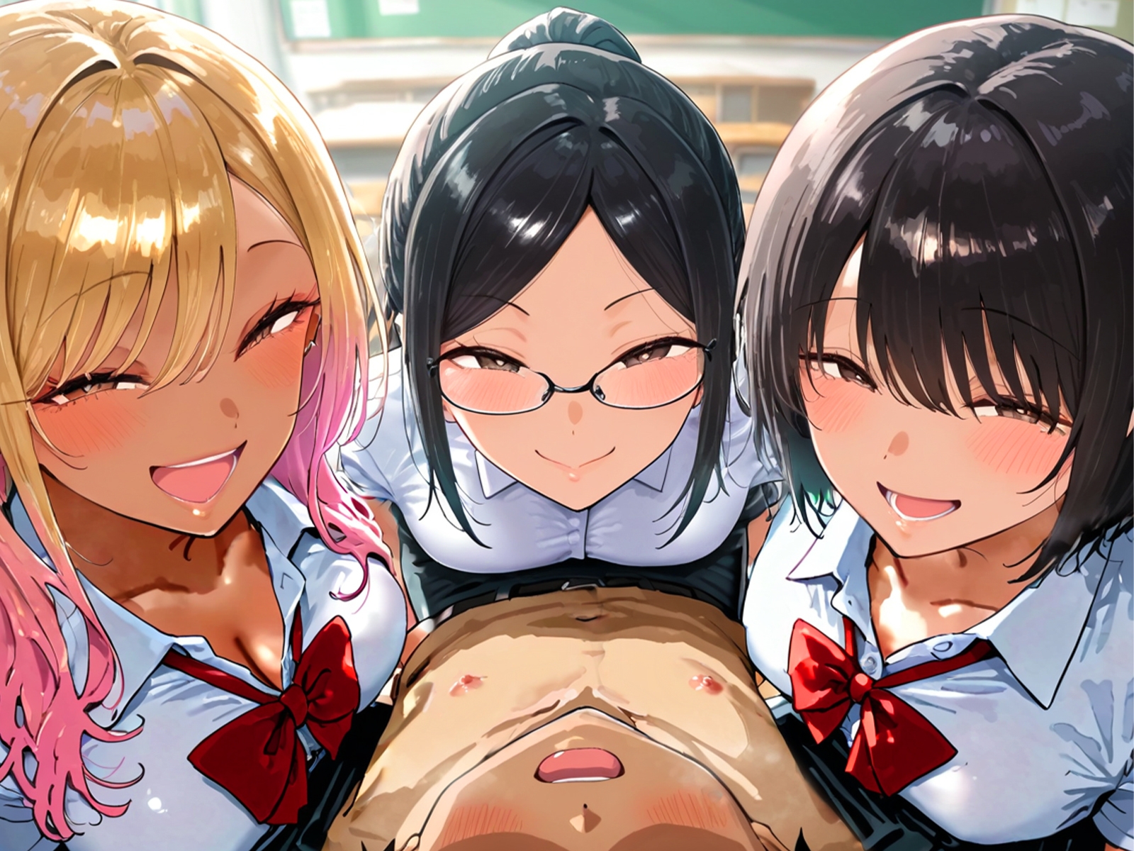 M男いじめ~初恋の同級生と女教師にマゾ芸を指示され、ちんちんポーズでマゾ射精ぴゅっぴゅ♡