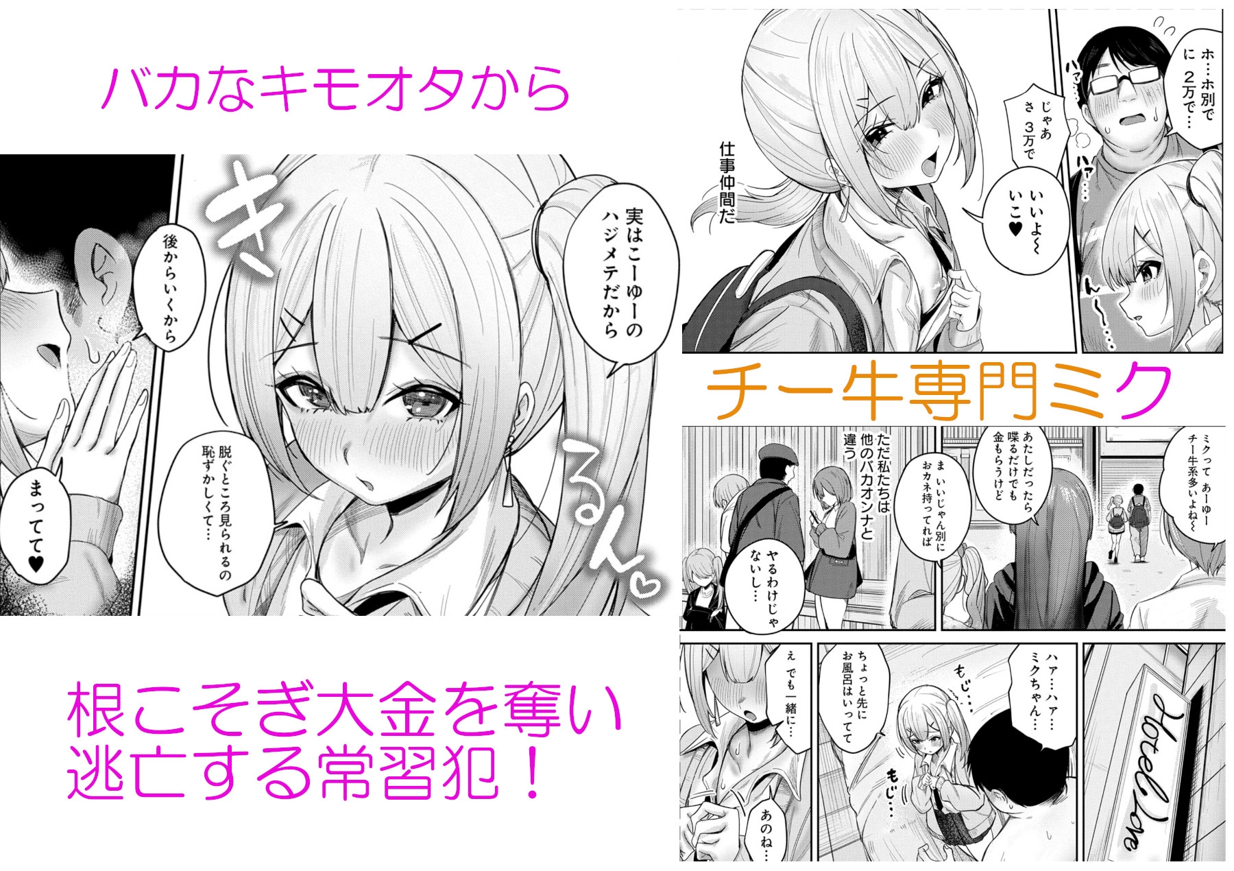 立ちんぼサギしたら逃げられなかった件 -ミク編-