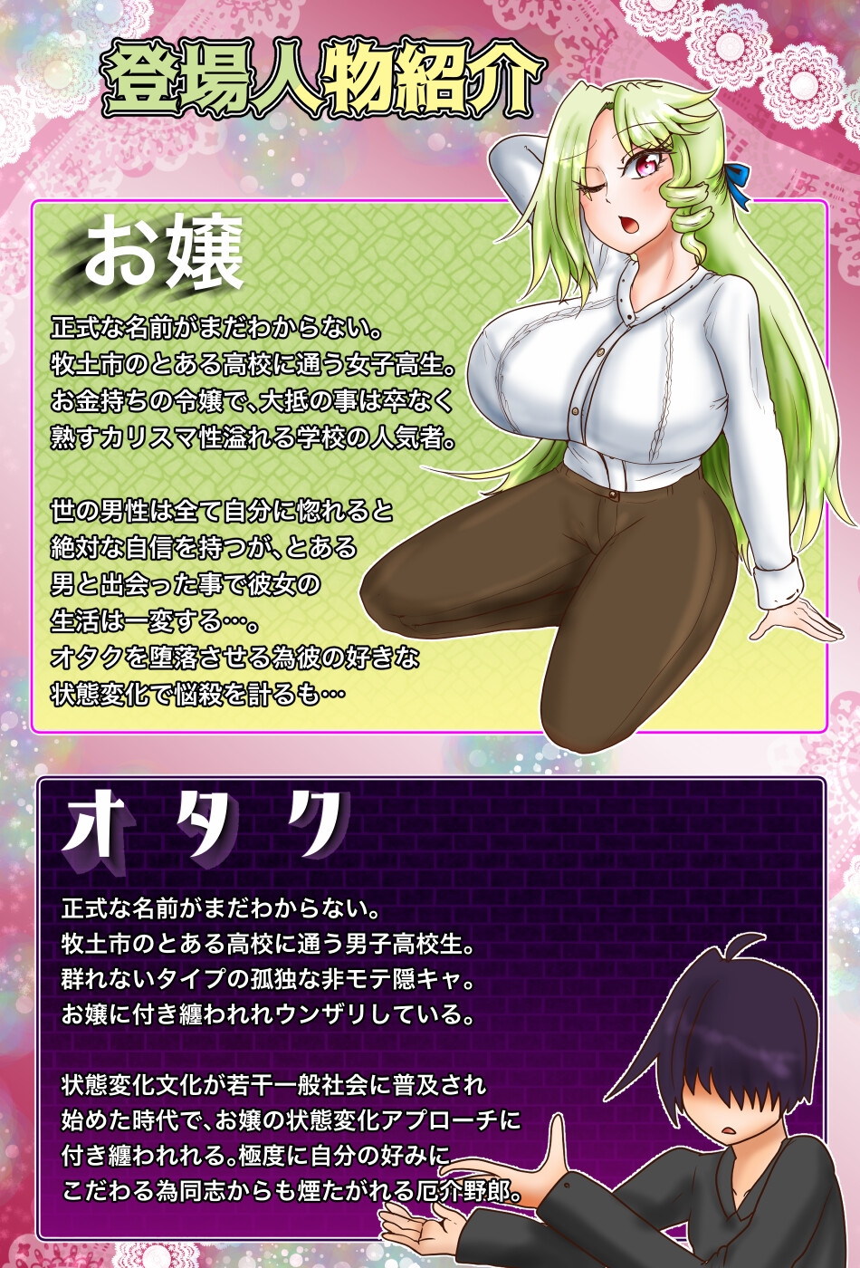 お嬢は状態変化に夢中 「肥惨！家出お嬢のお泊まりダイエット！」