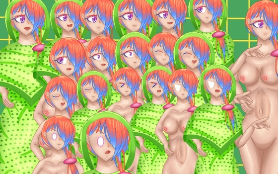 立ち絵素材34表情差分20種全裸衣装差分つきカンガ東アフリカの民族衣装