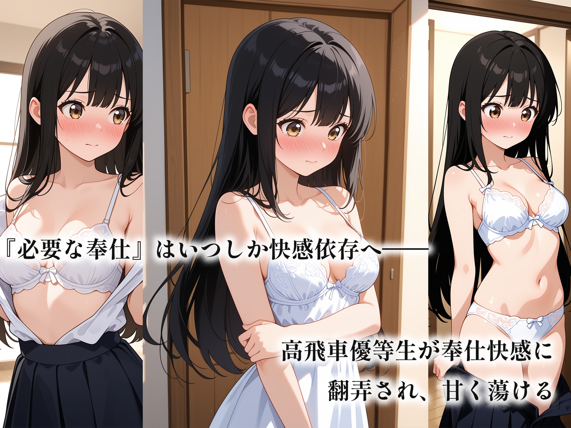 催○アプリで堕ちる優等生風紀委員 ～規律と羞恥が育む奉仕快感堕ち～