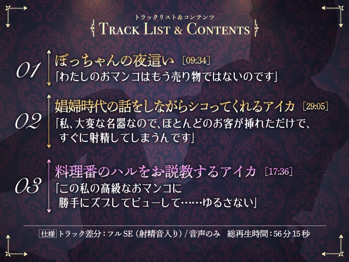 僕のメイドは名器自慢の元娼婦 ダウナーメイドが客に抱かれた話をしながら事務的にシコってくれた夜 フルカラー漫画同梱版