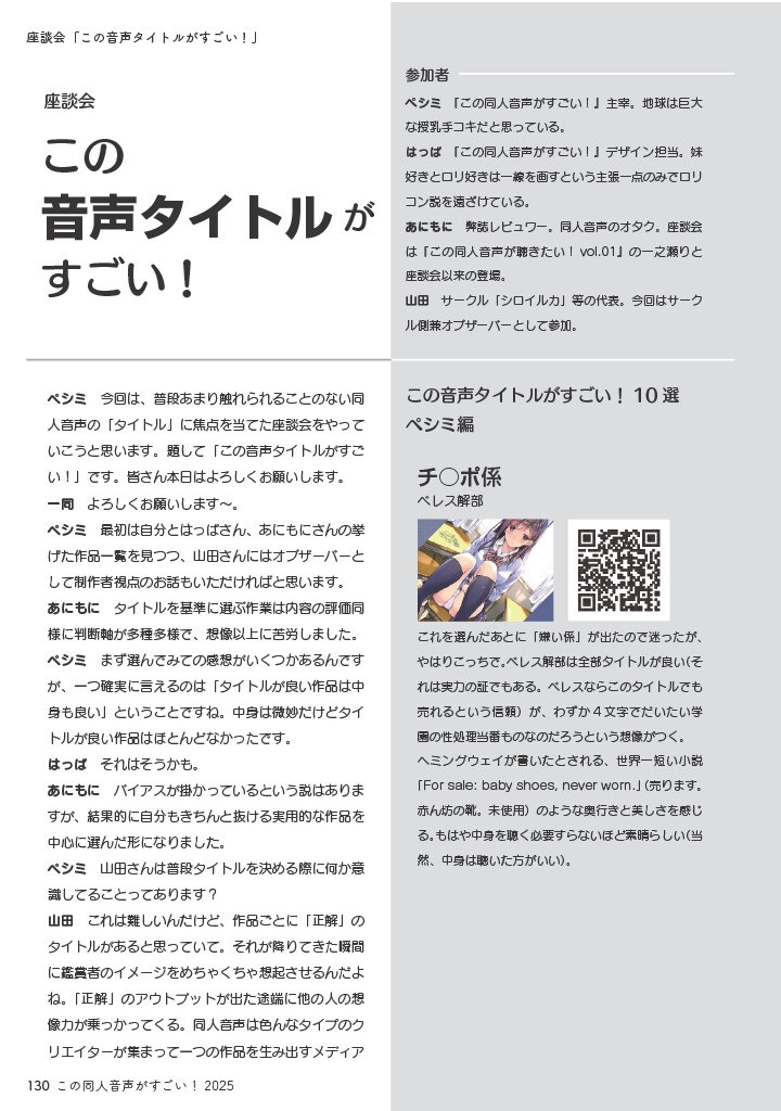 この同人音声がすごい!2025