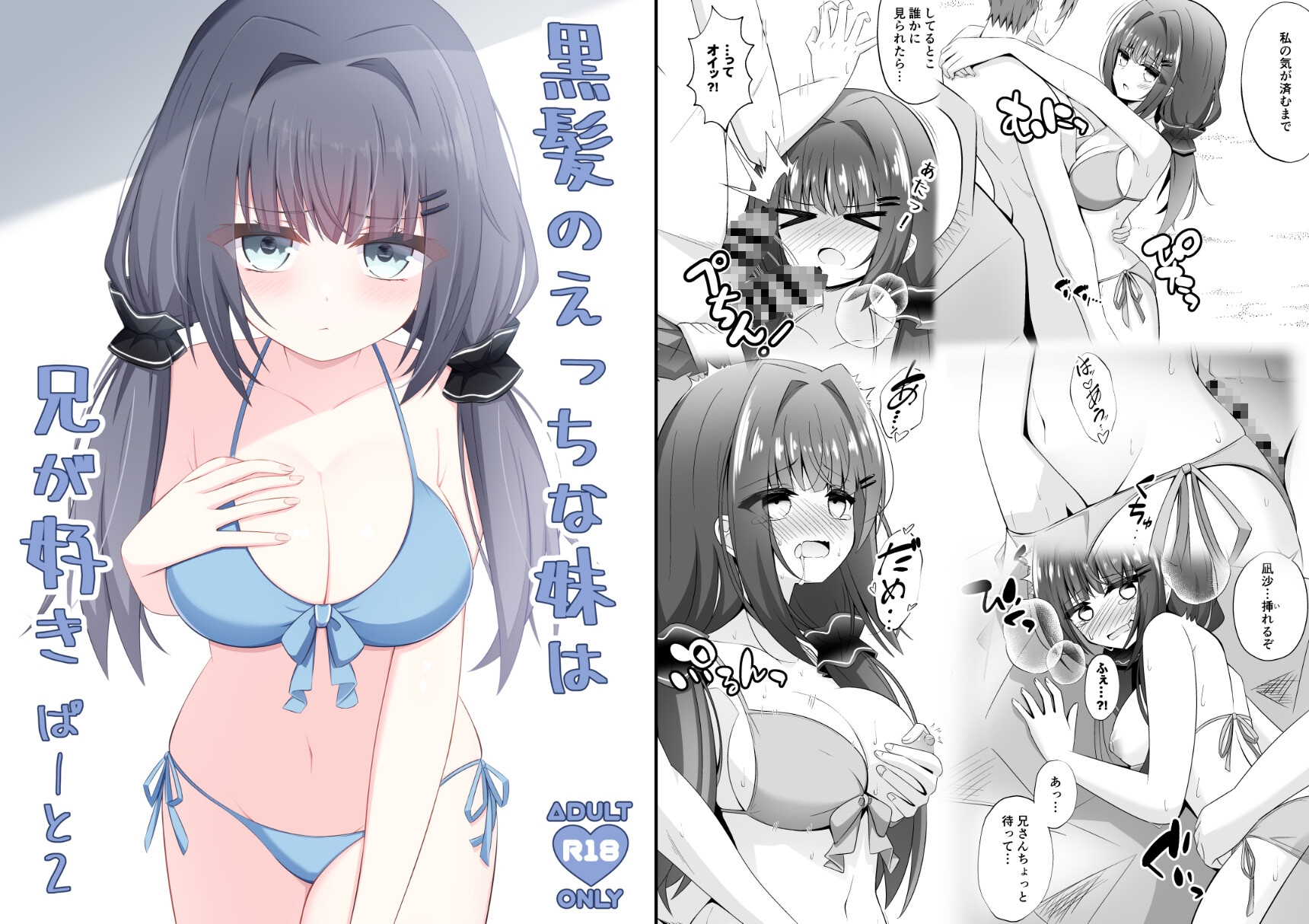 黒髪のえっちな妹は兄が好き 「3作セット」