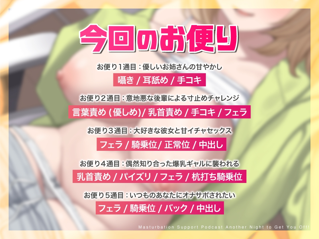 オナサポポッドキャスト~変幻自在のシコらせラジオ~今夜もシコらせNight!~