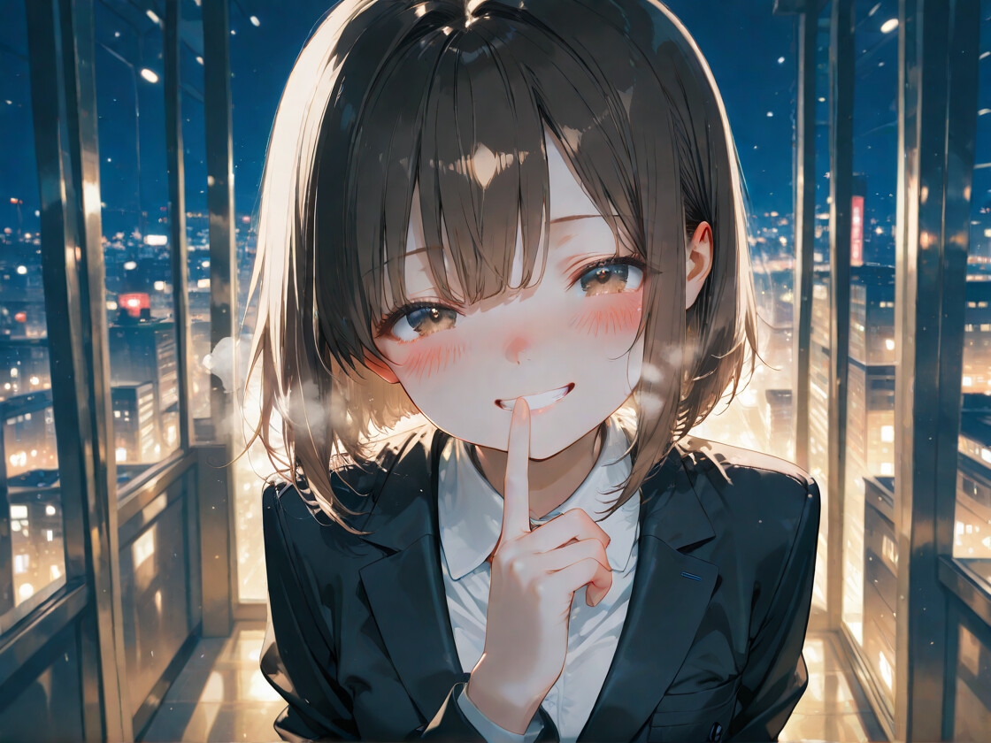 【シチュボ x 実演オナニー】一般OLちゃんとエッチな残業!?深夜のオフィスでアヘイキ潮吹きセックス!