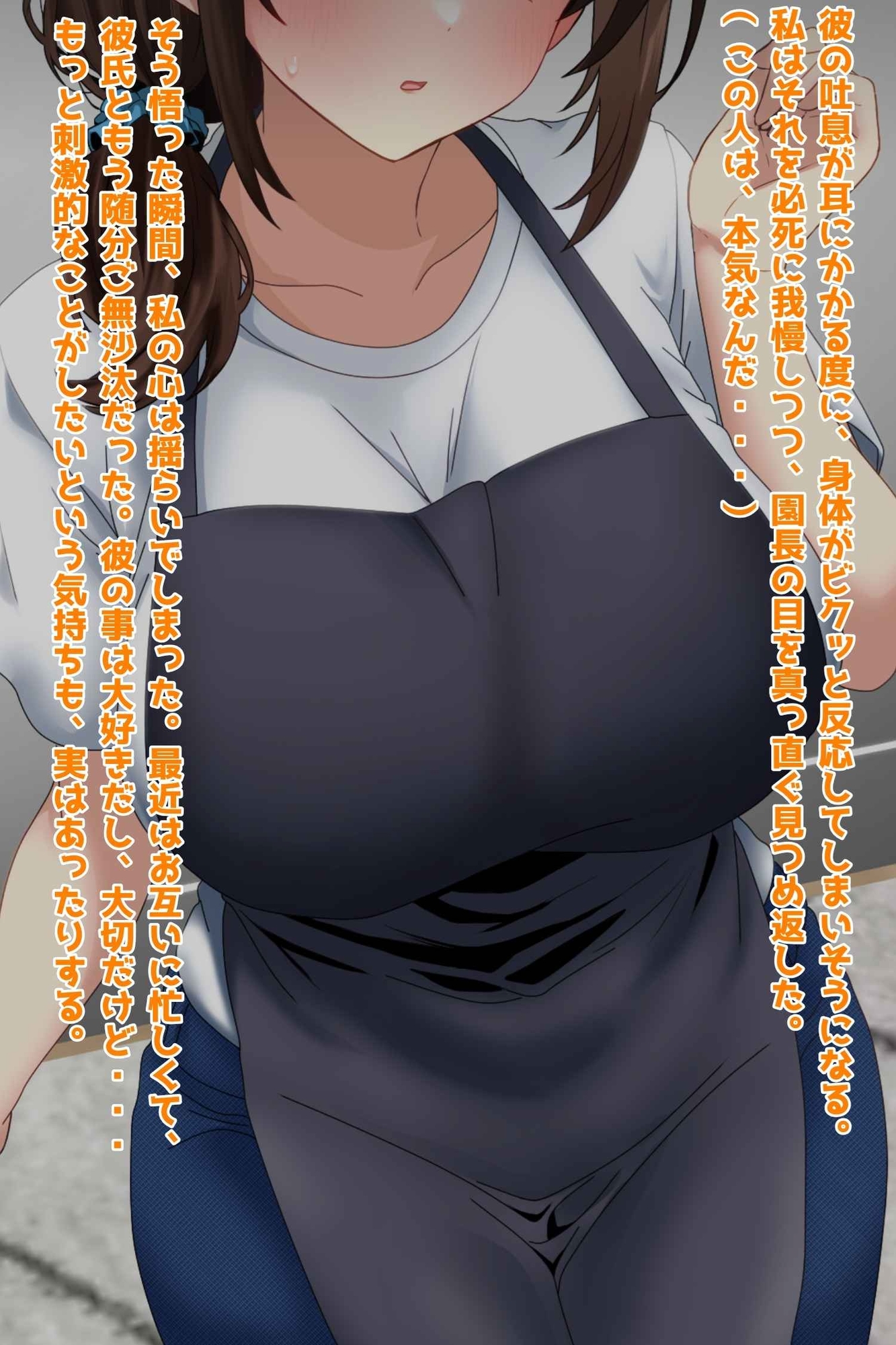 巨乳保育士NTR、ボテ腹、孕み堕ち。