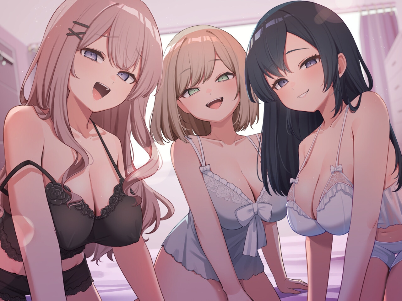 美人三姉妹の意地悪オナサポダンジョン♡探索が長引くほどクリアが難しくなる音声♪