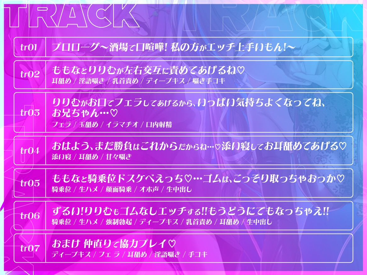 「私の方がエッチ上手だよね♡」陽キャ×陰キャの仲良しサキュバスが俺を使ってドスケベハメ比べ対決♡