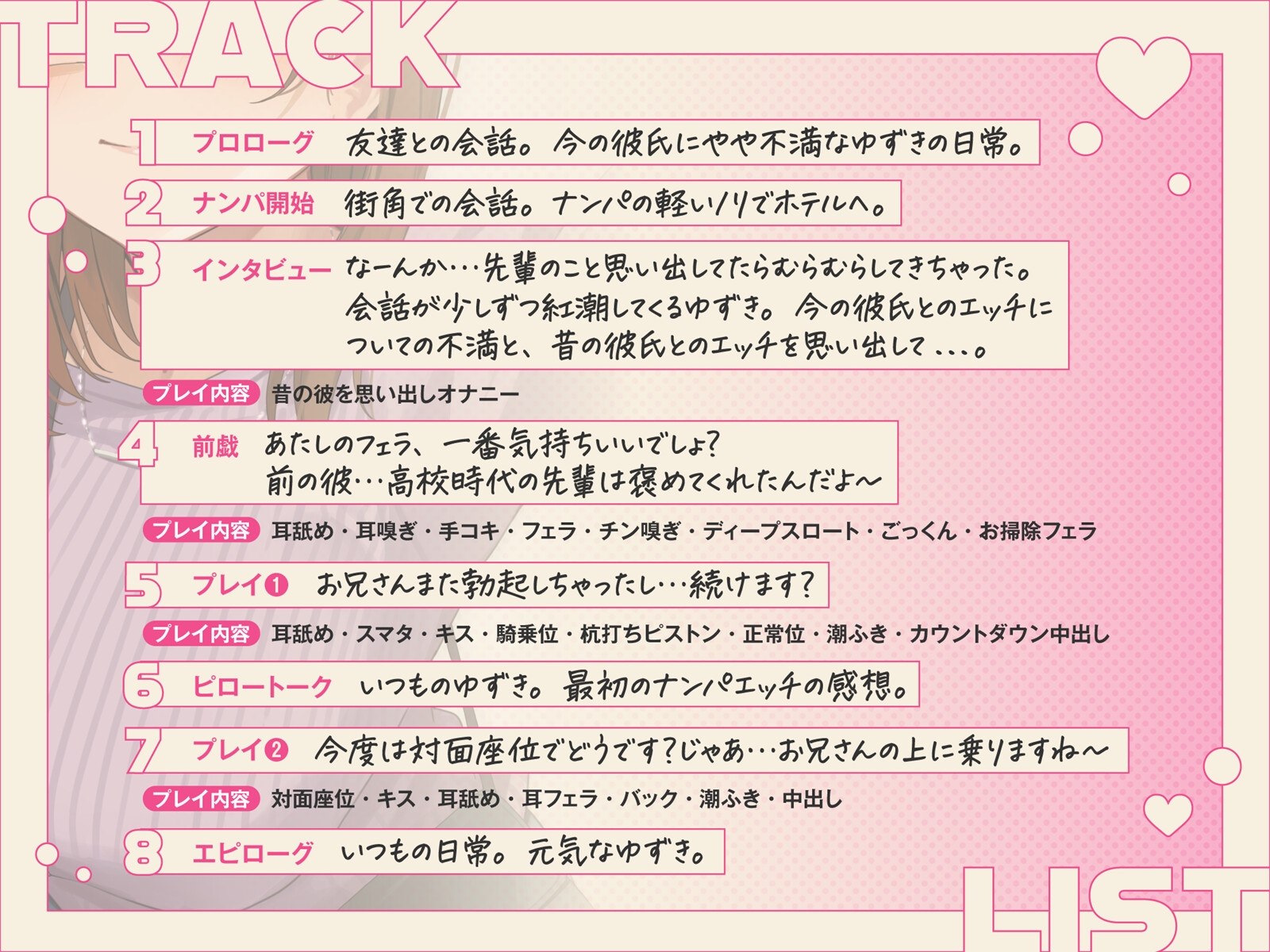 【日常×エッチ】ナンパされた女の子がどんどん大胆になっちゃうやつ～テニサー大学生・ゆずき～【KU100】