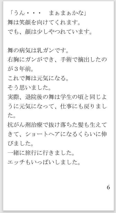 このナイフであなたを楽に 末期ガンで苦しむ恋人を殺しました 減筆修正版