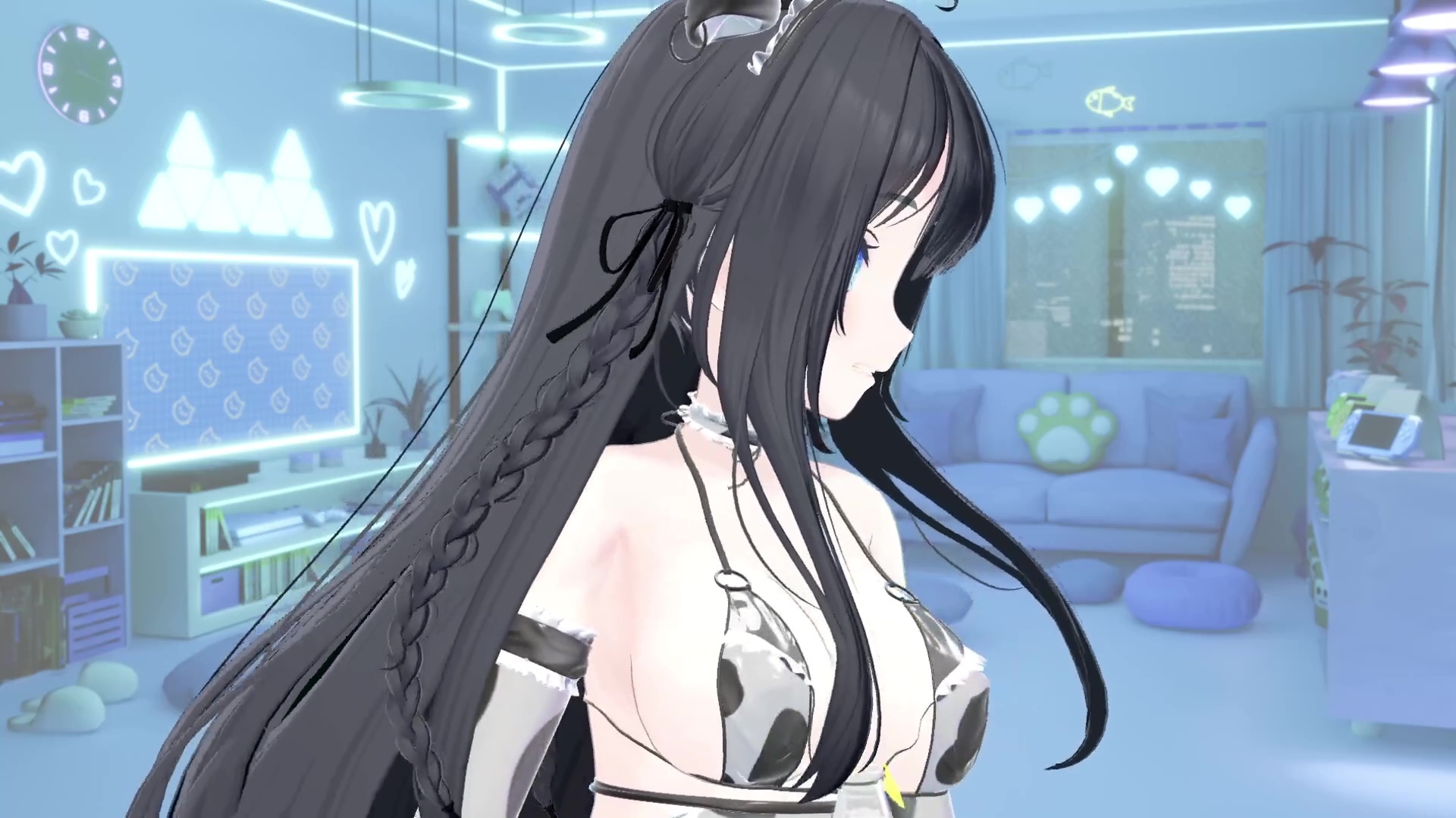 【バーチャル動画8分半】あやちゃがおにゃに動画撮るとこ隣でみてて♡あやのあや